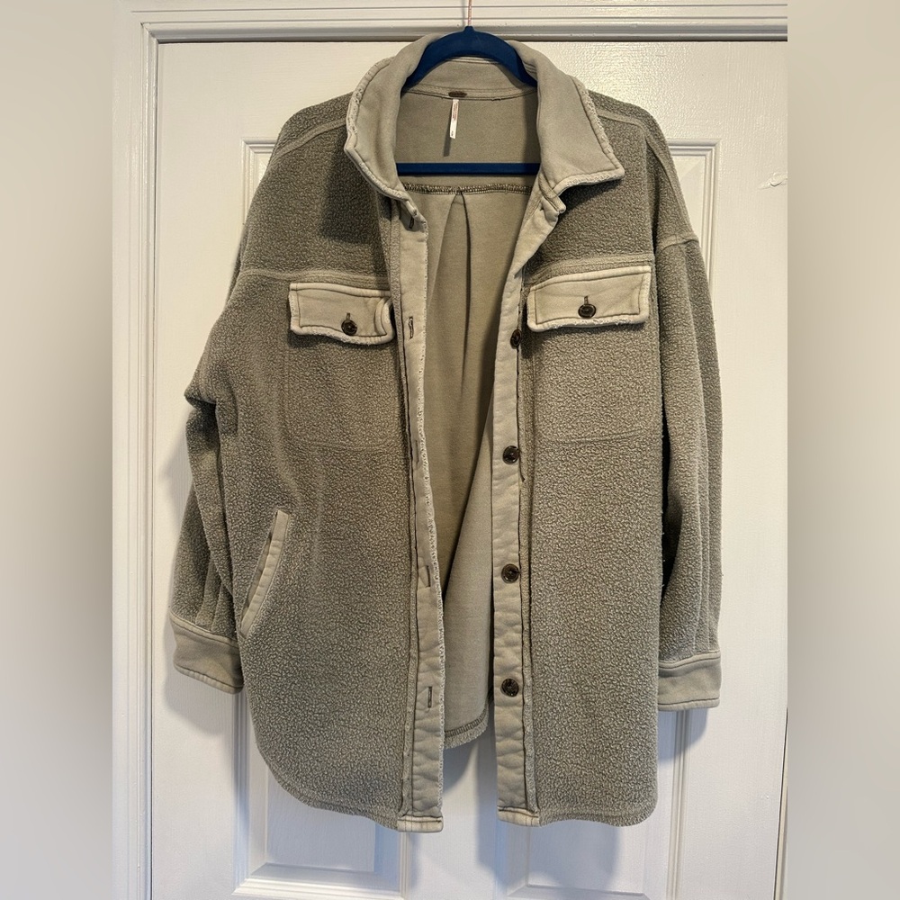 Free People Cozy Shirt Jacket